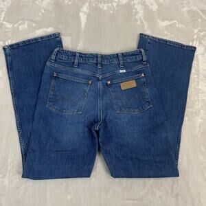 Wrangler Jeans Womens 29 Blue Denim Bootcut High Rise Cowgirl Rodeo Western
